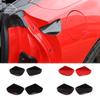 For Chevrolet Corvette C7 2014-2019 ABS Carbon Fiber Style Door Outer Handle Bowl Cover Trims Sticker Car External Accessories