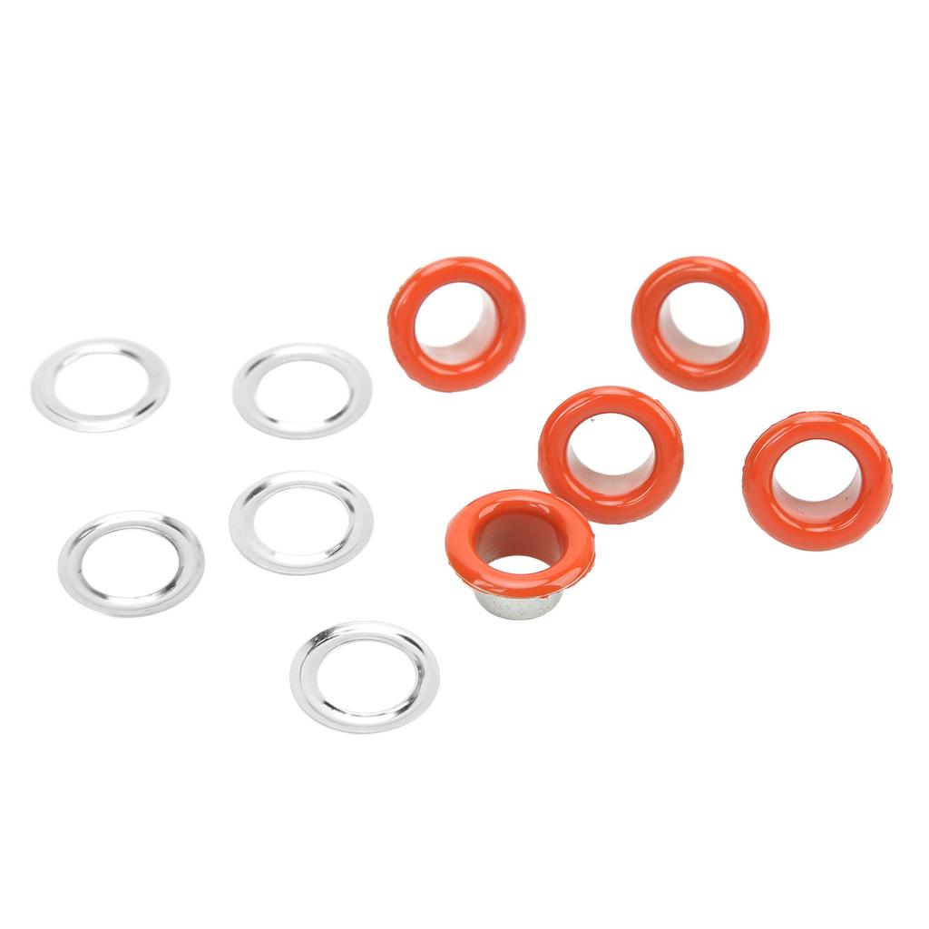 500 Sets 8mm Grommet Eyelet Kit Rust Prevention Metal Leather Grommets Kit Eyelets Tool Kit for Repairing Decorating