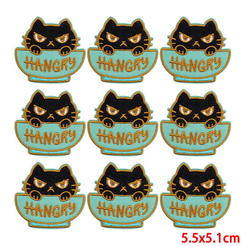 10 pezzi/lotto toppa da ricamo all'ingrosso termoadesiva sulle toppe per abbigliamento toppe su vestiti giacche decorazioni applique forniture per cucire