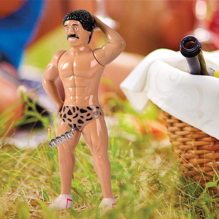 Ouvre Bouteille - I-TOTAL - Non Spécifié - Contemporain - 1 Pièce - Homme Musclé Moustache