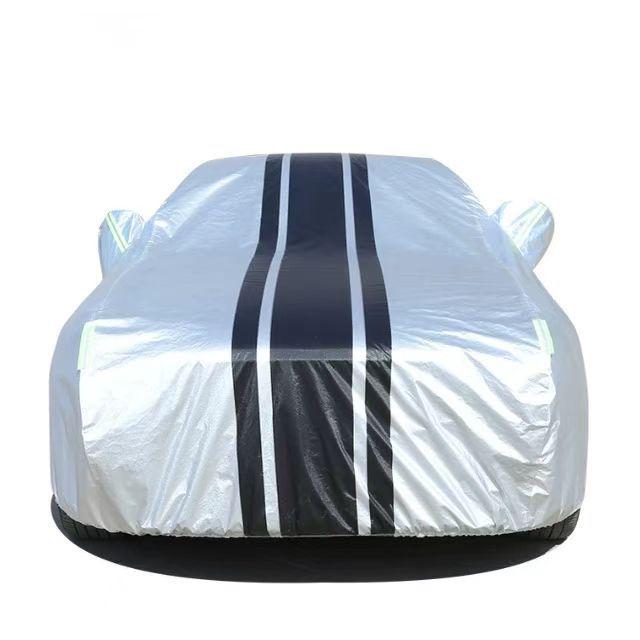 Hail-Proof All-Season Cotton Car Cover: Extra Thick, Cold-Resistant, Rainproof, Sun Protection. Extra Thick Oxford Fabric чёрный