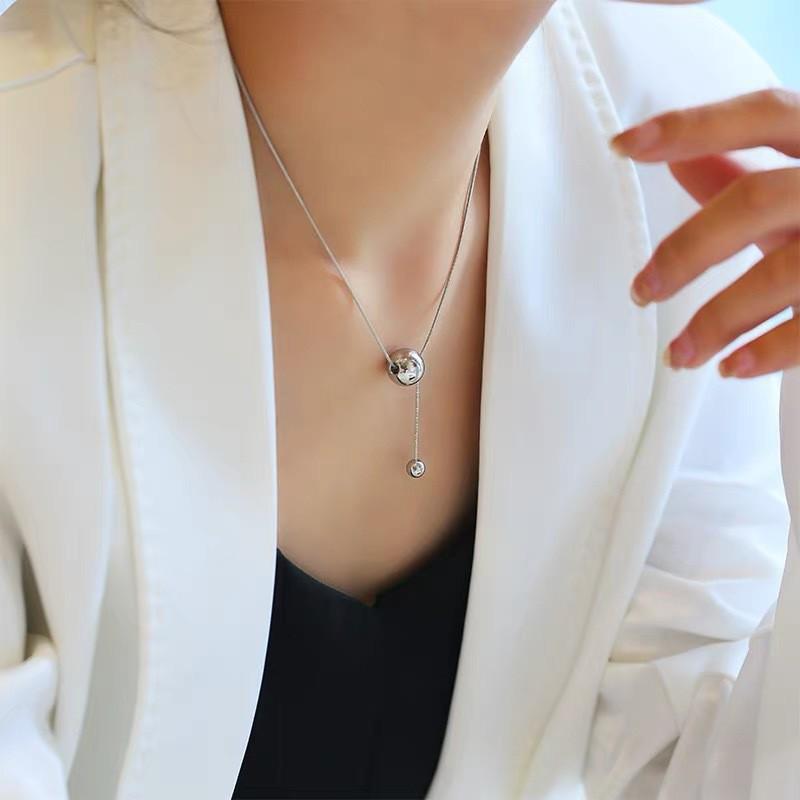 

Ожерелье с кисточкой из титановой стали: Универсальный, Стильный Женский Аксессуар