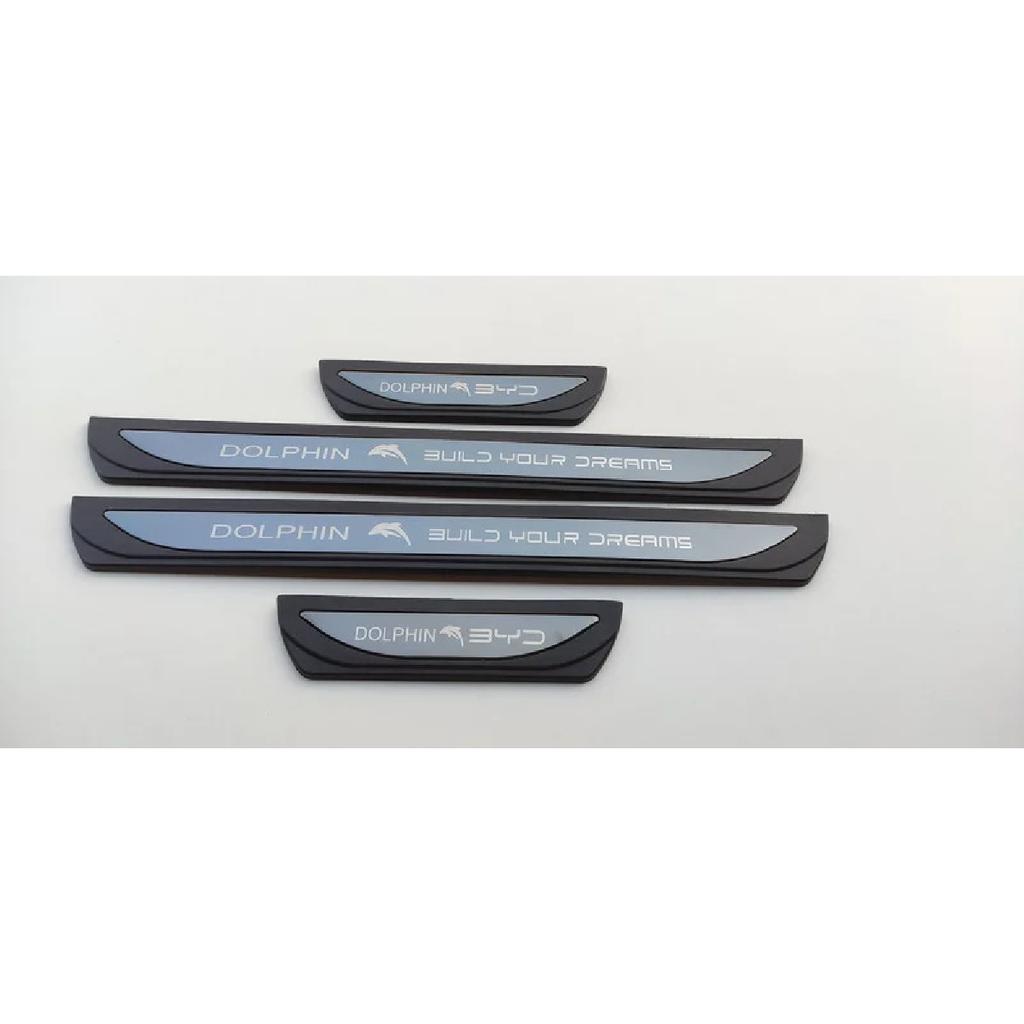 For BYD DOLPHIN EA1    2024 2025 Door Sill Protector Car Accessories Threshold Scuff Plate Stickers Pedal Trim