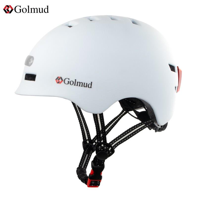 GULM Cycling Safety Helmet with Warning Light One Size