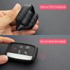 Carbon Fiber Silicone Key Case Cover for Land Rover Models: Range Rover Sport, Velar, Evoque, Discovery 4, Discovery Sport.