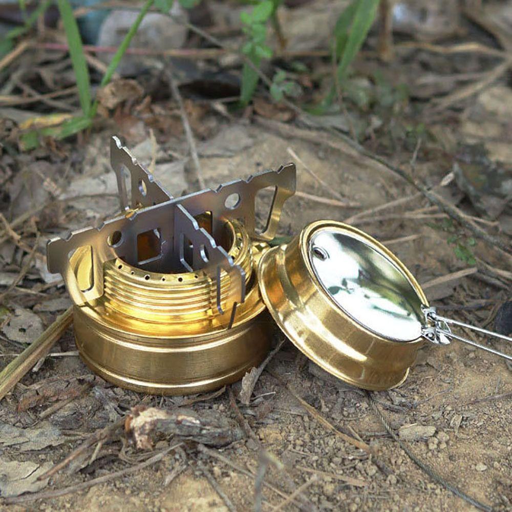 Stainless Steel Alcohol Stove Portable Alcohol Burner Durable Camping Stove