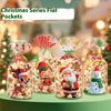 50Pcs Christmas Candy Bags Christmas Decorations Santa Gift Bag Navidad Xmas Gift Bags Christmas Cookies Packaging Bag