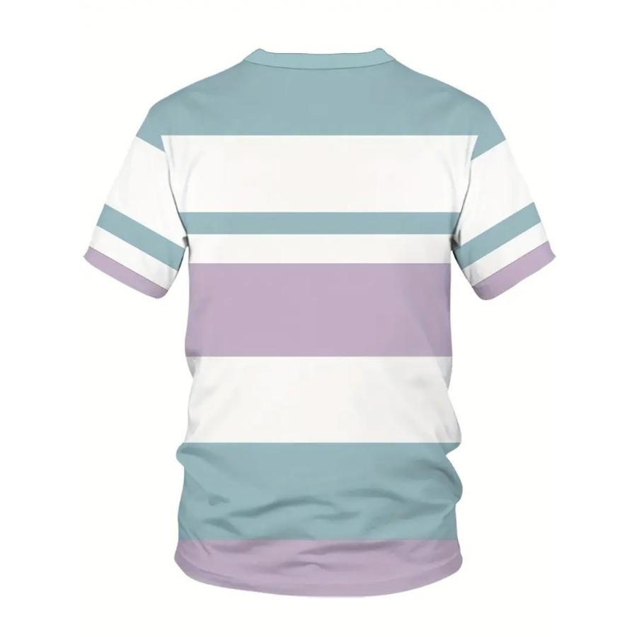 Pánské tričko nadměrné velikosti XL-7XL s krátkým rukávem a kulatým výstřihem, vintage ležérní, velké velikosti