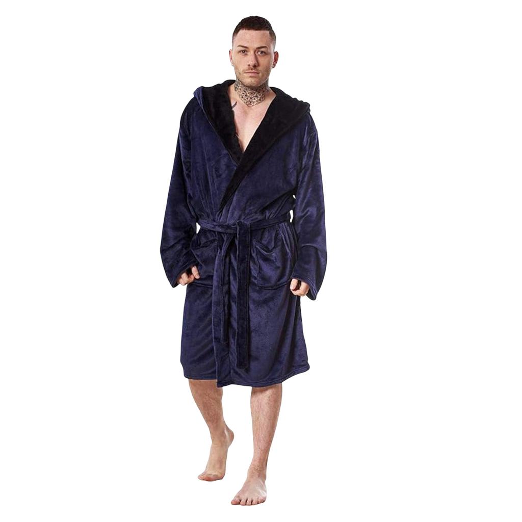 Keanu Mens Shark Head Fleece Dressing Gown