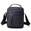 New leather film simple men's shoulder bag casual sports bag men's solid color waterproof trendy bag messenger bag