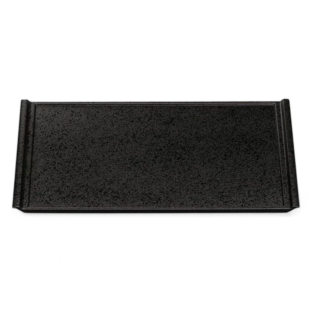 Black Dry Clear Tataki Finish X X J-kitchens Placemat, Japanese-style Tray, 2-foot Flight, Lacquer, (59.6cm 44.6cm 2.5cm)