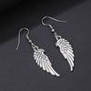 Wing Dangle Earrings Ear Hooks Pendant Earrings Alloy Texture Ear Jewelry Suitable for Fashion Individual Present