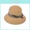 Summer Straw Sun Hat With Large Brim For Women Sun Protection Stylish Beach Accessory