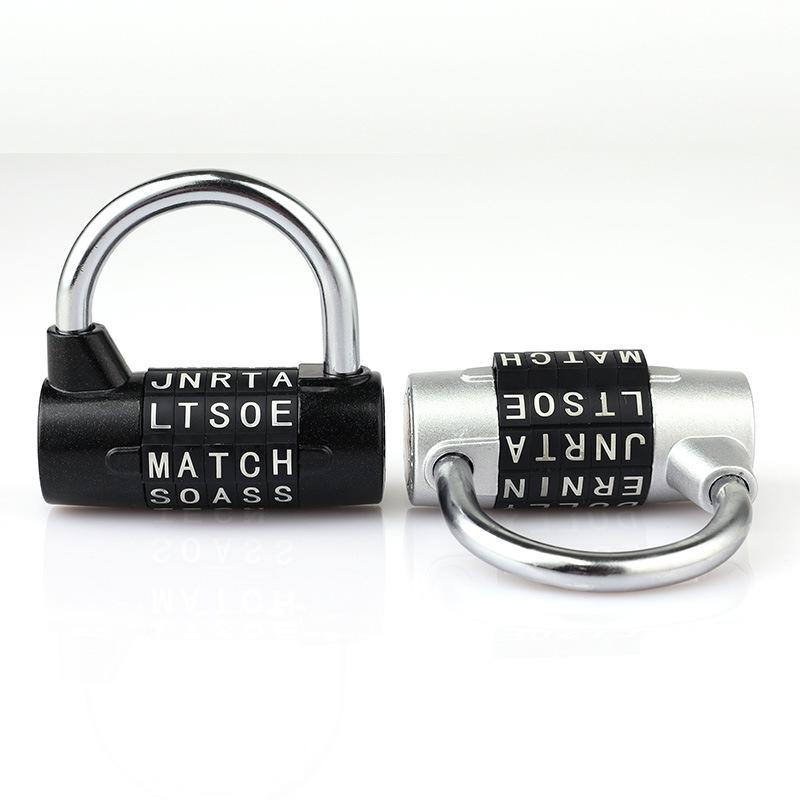 Heavy-Duty 5-Dial Gym Locker and Toolbox Combo Lock with Anti-Theft Window