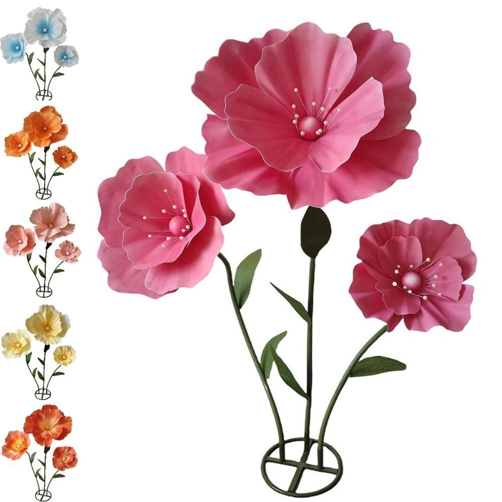 Reusable Wedding Road Flower 40cm Photography Props Fashion Background Fake Flowers  Party Supply
