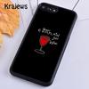 Krajews Red Wine Glass Soft Phone Case Cover For iPhone 17 Air 16 15 14 plus 11 12 13 pro max coque Shell Fundas