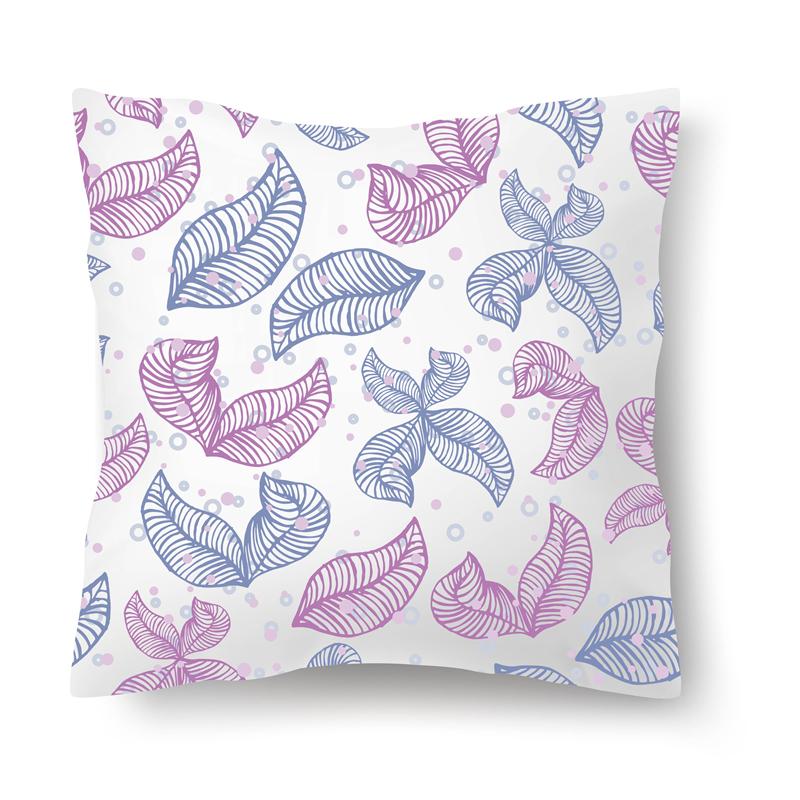 

Наволочка с скандинавским цветочным принтом 45x45 см, диван, офисное сиденье, автомобильная подушка, креативный орнамент, украшение для спальни, комнаты, дома 40x40cm