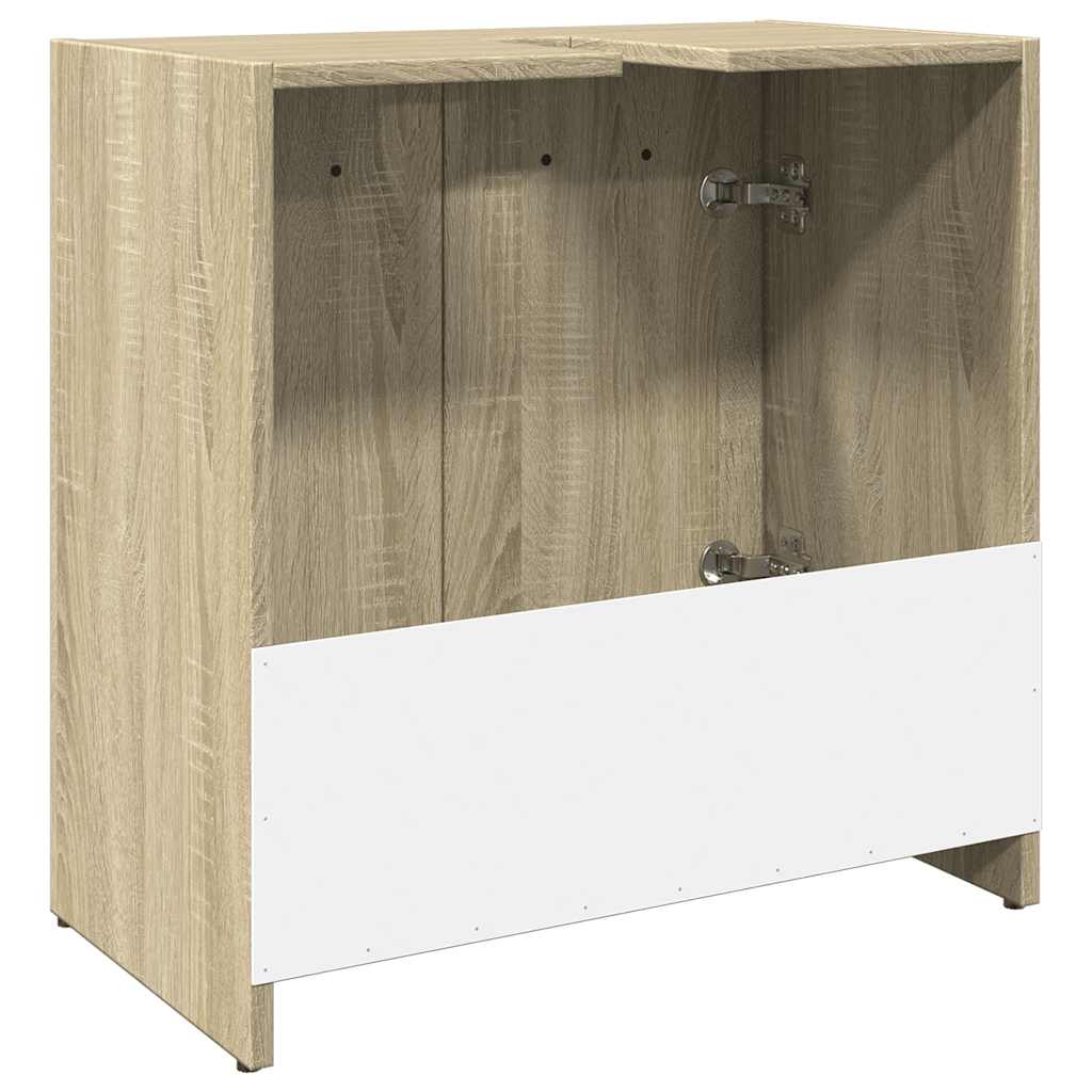 Washbasin Cabinet in Sonoma Oak 60 x 33 x 60 cm Particleboard