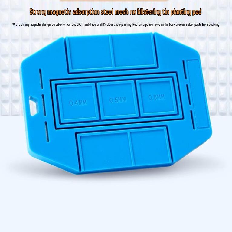 Versatile Magnetic Base High-Temp Resistant Solder Paste Positioning Pad