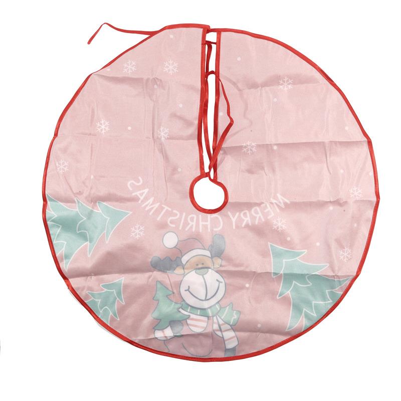 62CM Kreskówkowy Dywanik pod Choinkę Rękodzieło Podstawa Otaczająca Drzewko Zestaw Wesołych Świąt Dekoracje do Domu Ozdoby Świąteczne Navidad