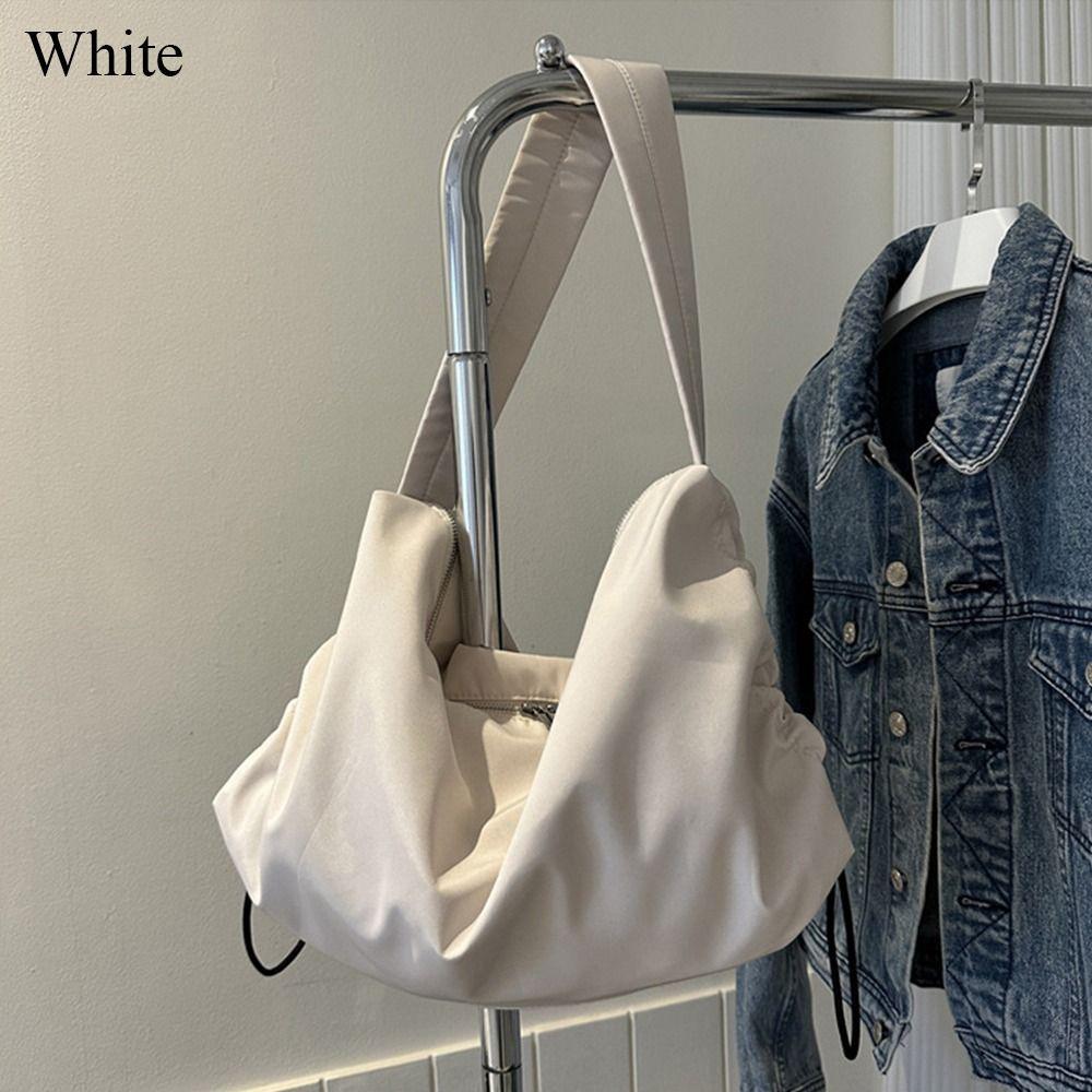 Fashion Canvas Shoulder Bags Solid Color Large Capacity Messenger Bag Totes Bag Women Female