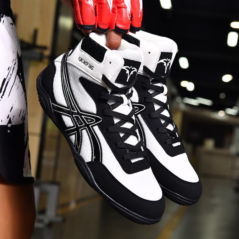 

Профессиональная обувь для реслинга, обувь для единоборств, боксерки, мужская обувь для комплексных соревнований и тренировок, обувь для единоборств, обувь для саньда, высокий верх 45