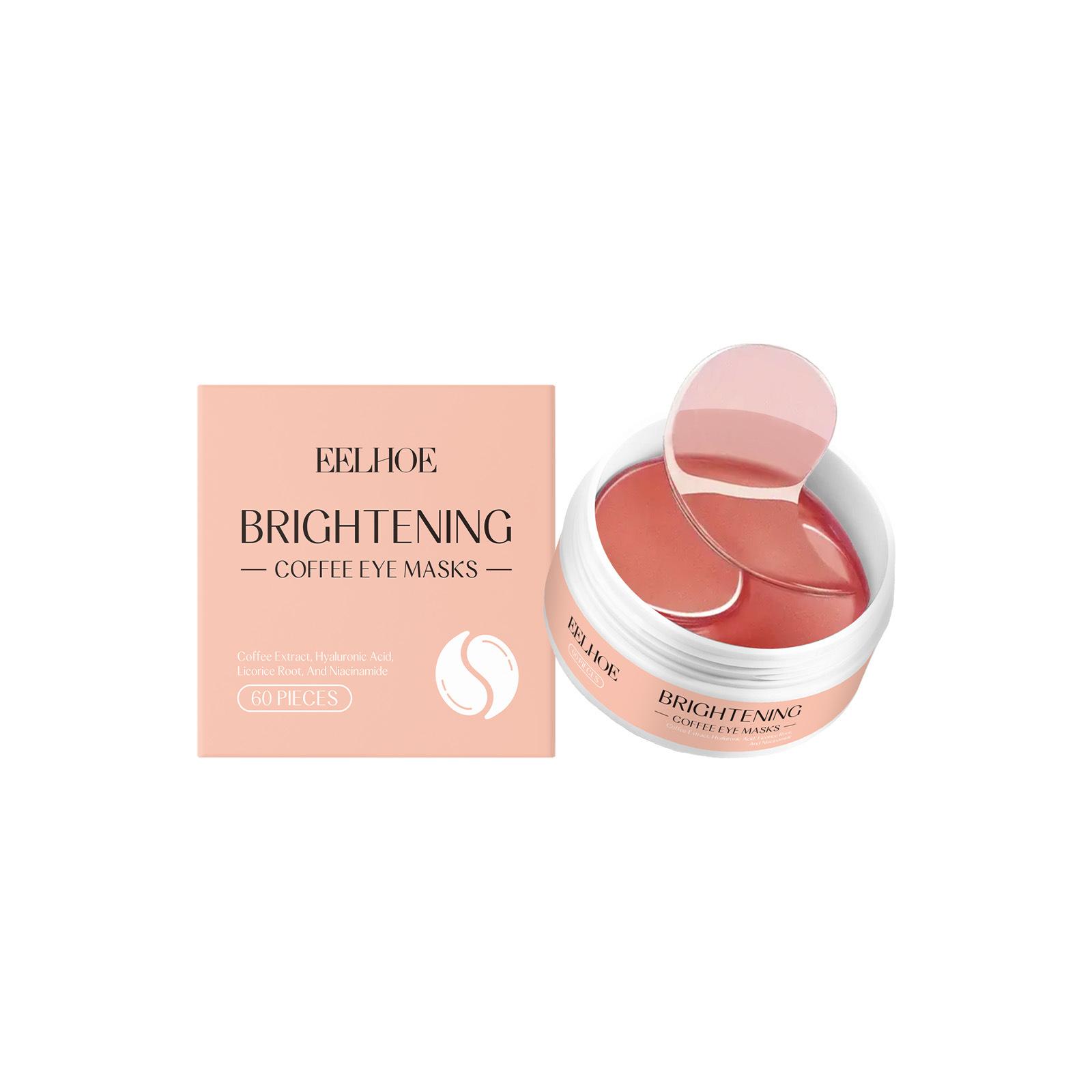 

EELHOE Кофеиновая маска для глаз патч увлажняющие и восстанавливающие маски для глаз увлажняющие маски для глаз 60pcs