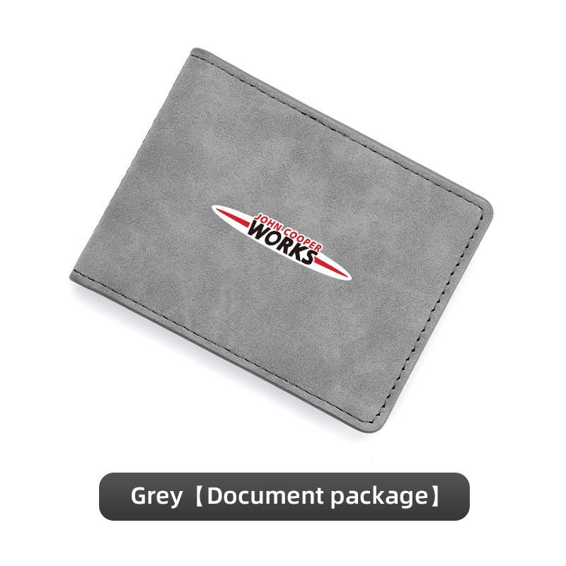 Car Driver License Wallet ID Credit Card Holder Accessories For MINI WORKS One Cooper JCW Countryman Clubman Cabrio Paceman F60 Gzpxv22