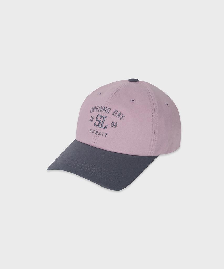 Sseonlis Symbol Logo Ball Cap (Pink/Charcoal)