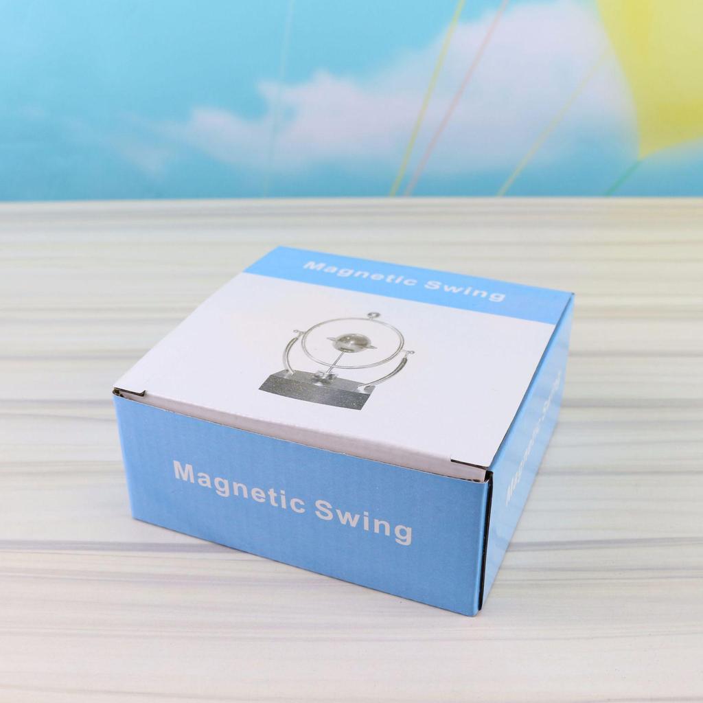 F007 Celestial Magnetic Perpetual Motion Ornament: Small Planet Science Craft Decor