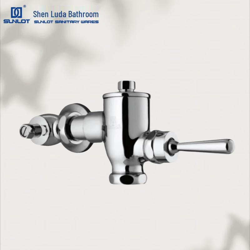 Shenluda All-Copper Squat Toilet Delay Flush Valve