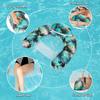 3 Pack Inflatable Pool Floats for Adults Pool Chairs with Two Cup Holders Comfortable Blow up Floating Lake Water Fun Swimming Party