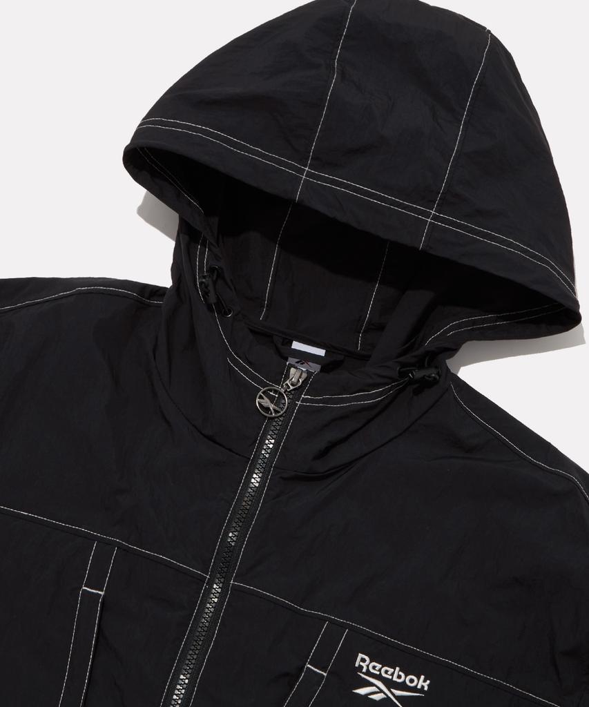 Reebok Lightweight 2-Way Windbreaker - Black