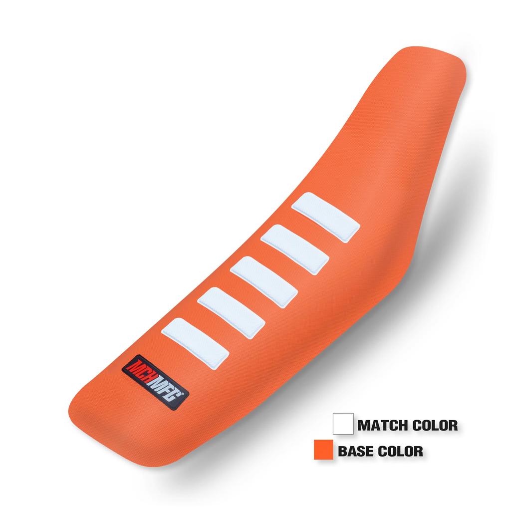 MCHMFG Rib Ribbed Gripper Seat Cover in Waterproof Set Protection Antislip Upset Apply to For SXF EXC KXF CRF YZF WR TC TE