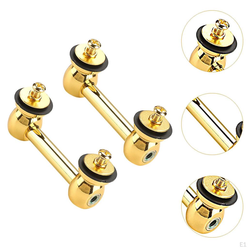 2x Snare Drum Lugs Double End Replaces Easy to Install Musical Instrument Parts for