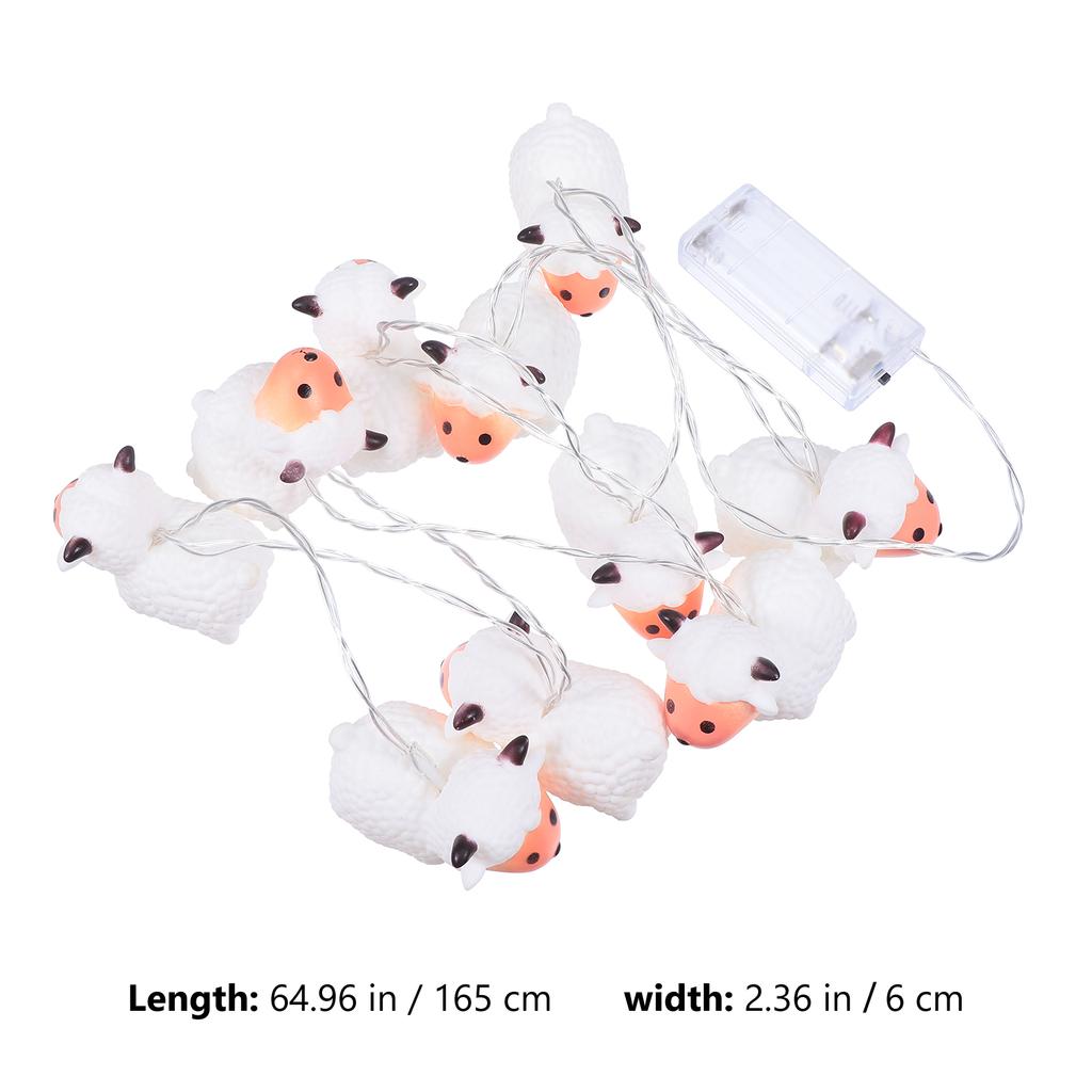 Schaf Figur Lichterkette Modellierung Heimdekorative Lampe Kind Osterparty LED