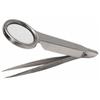 Magnifying Glass Tweezer Hand-held Magnifying Glass with Tweezer Repair Tools Tweezer with Magnifier for Jewelry Repair