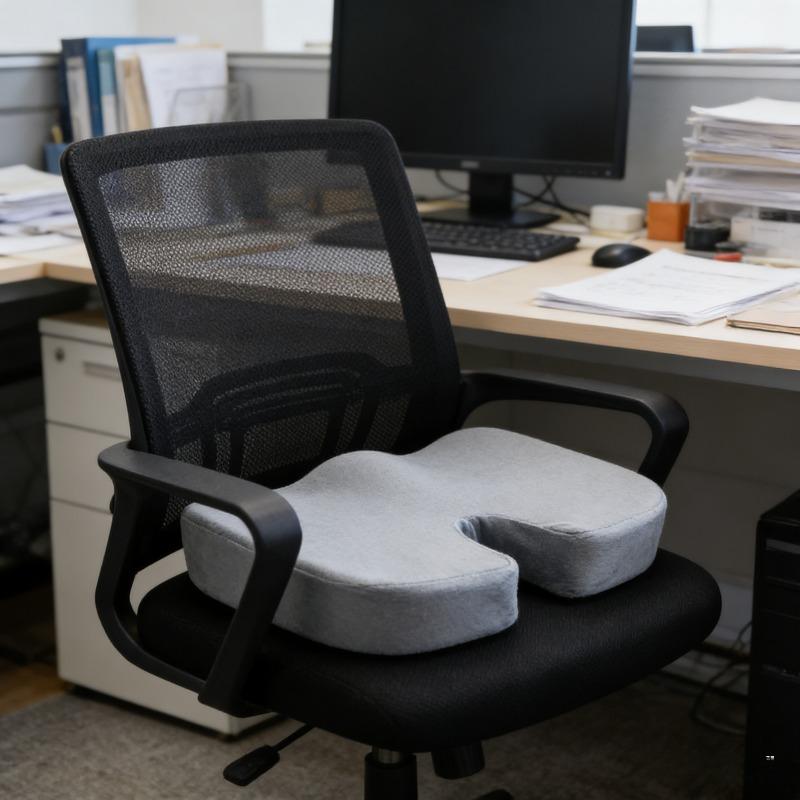 Office Sedentary Relief Set Seat Waist Cushion Chair Back Pillow Ergonomic Comfortable Lumbar Support Essential Aid