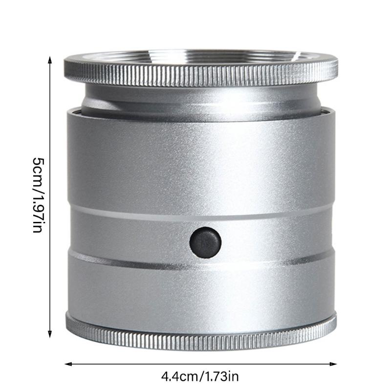 Handlupe 10x Vergrößerungsglaslinse für Schmuck Briefmarkeninspektion Vergrößerungslinse Lupe mit LED-Licht