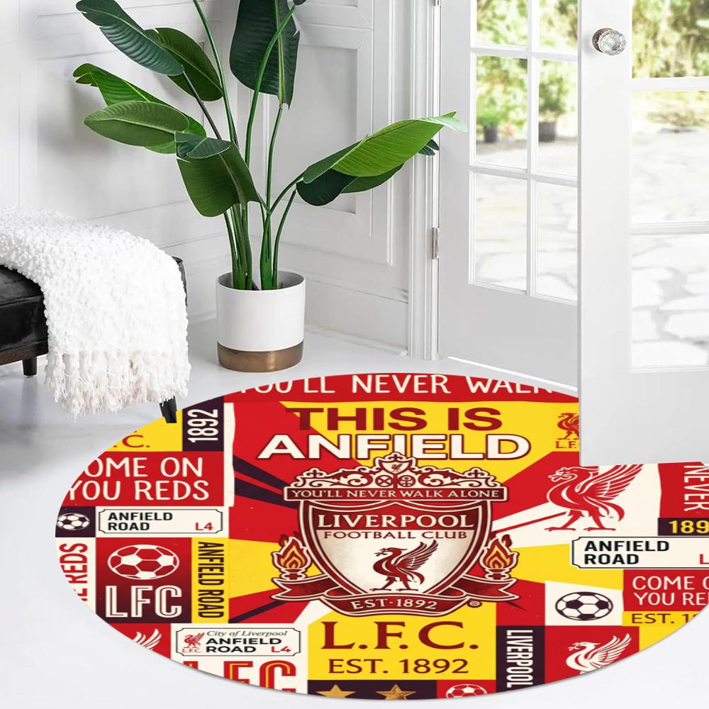 Liverpool Football Club Floor Mat Design For Hallway Decorate Room Foyer Kitchen Antislip Carpet Decorate Offices