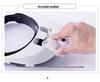 High-Definition Head-Mounted Magnifier with Dual LED Lights for Reading - Model 81001-G