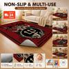 Dark Satanic Black Metal Art Patterned Rug Allseason Carpet For Entryway Home Party Decor Gift For Friends
