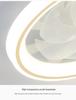 Hot Wheels Ultra-Thin Silent Ceiling Fan Light with Invisible Chandelier for Living Room & Bedroom