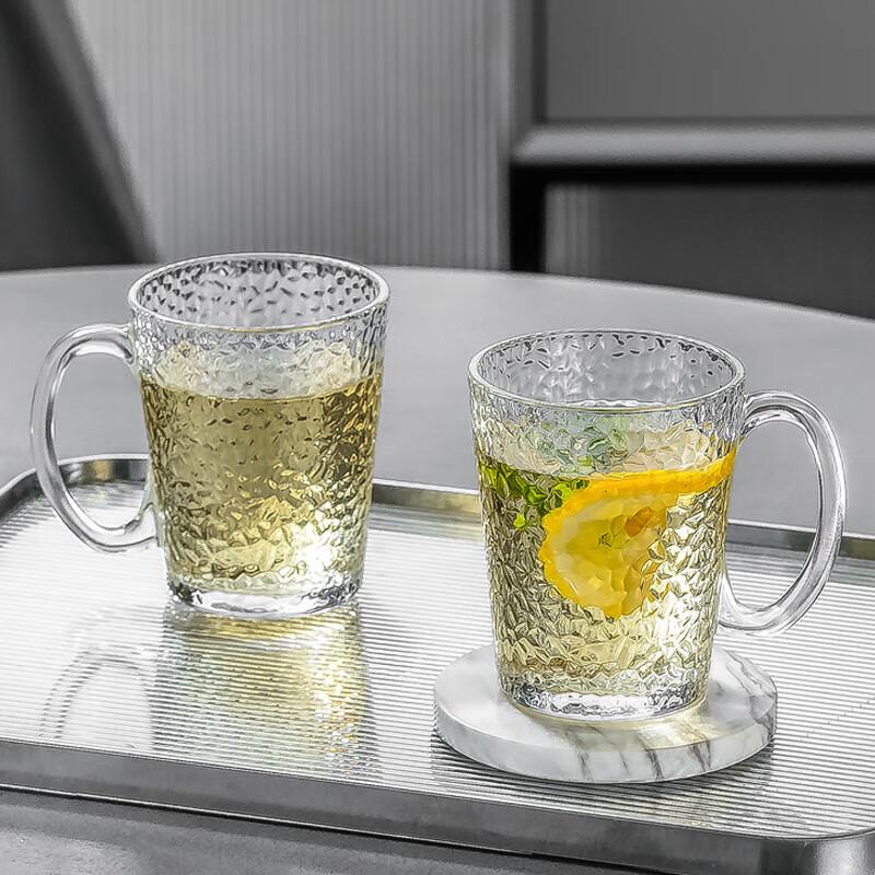 Genas Heat-Resistant Handled Glass Mugs