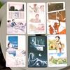 Manga Tarot Deck - 10.3 X 6 Cm 78 Cards Anime Style Tarot Modern Storytelling Divination Deck for Beginners & Experts