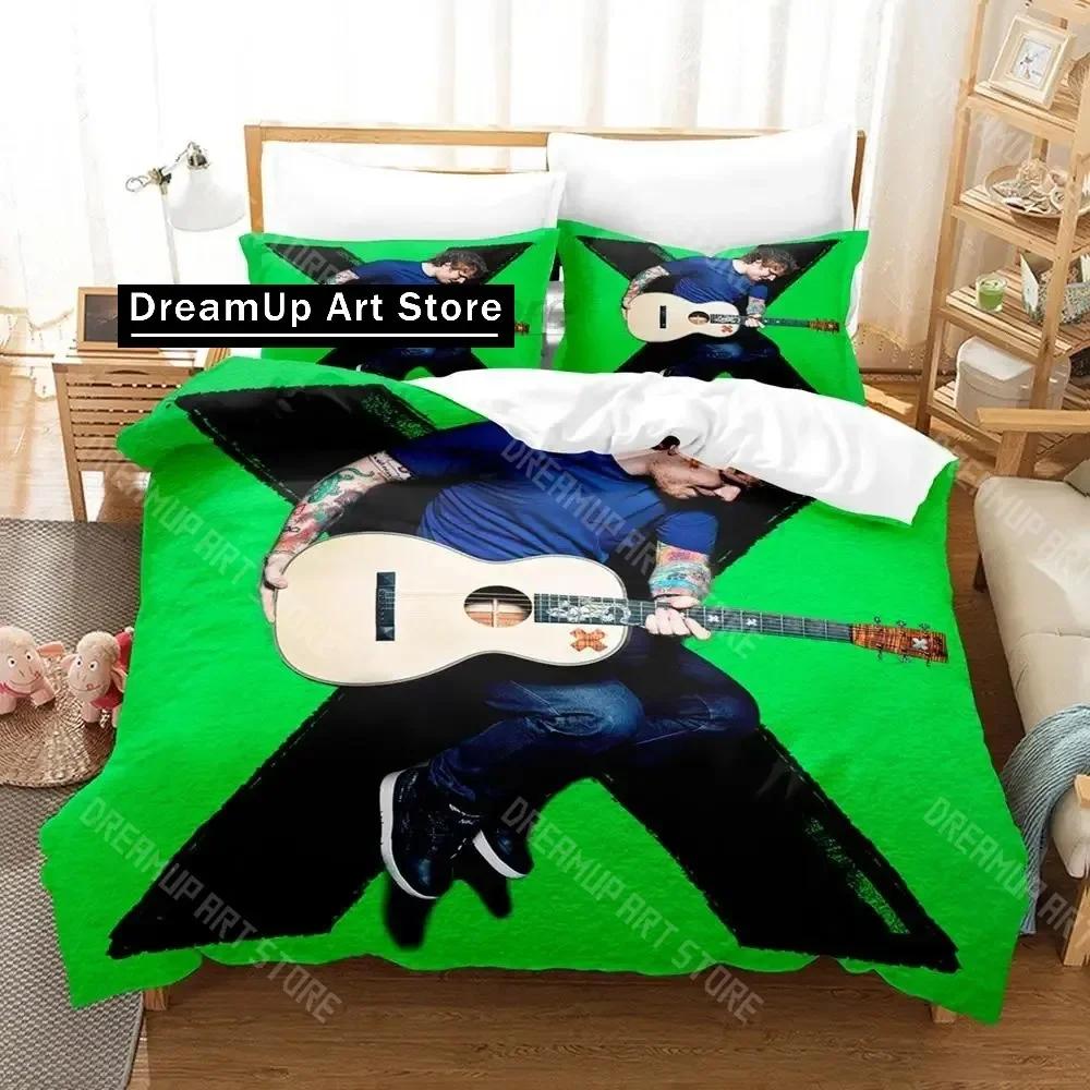 

3D Print Ed Sheeran Bedding Set Single Twin Full Queen King Size Bed Set Aldult Kid Bedroom Duvetcover Sets EU Single 90x200cm