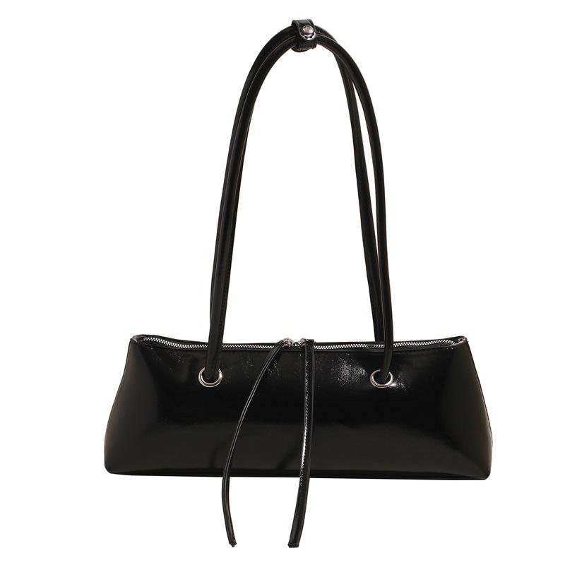 

Underarm bag women s 2 new trendy fashion shoulder bag simple and versatile high-quality textured hand bag One size fits all 37*8*13 чёрный