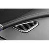Dashboard Side Outlet Vent Carbon Fiber Cover Trim -23 Fit For Benz C-Class