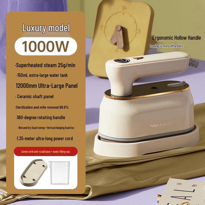 Jin Zheng Compact Handheld Garment Steamer Iron - Folding Multifuntion for Clothes and Hanging Fabrics.