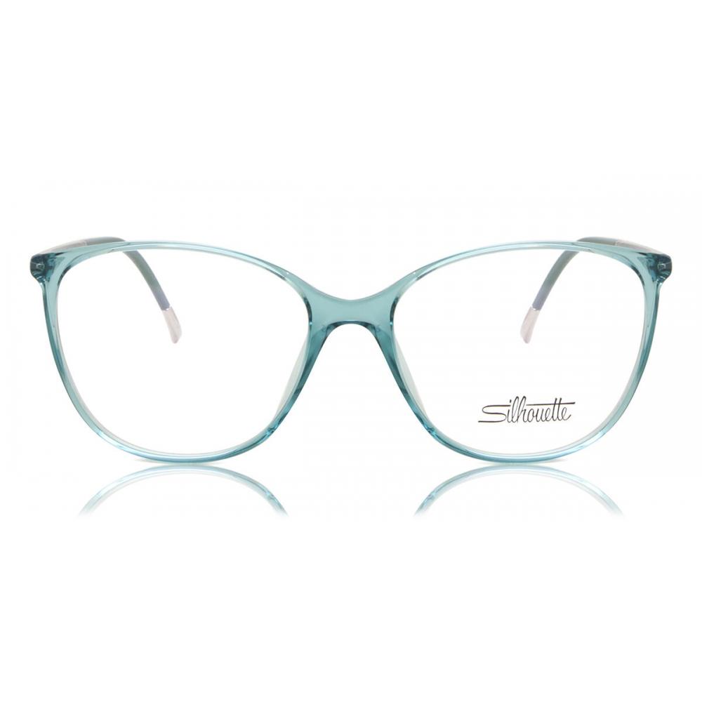 

Silhouette Spx Illusion Full Rim 1601 75 5110 Women Eyeglasses Transparent Teal/54-15-135